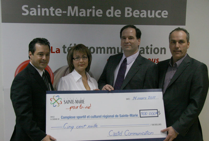 Le nouveau complexe à Sainte-Marie se nommera le Centre Caztel