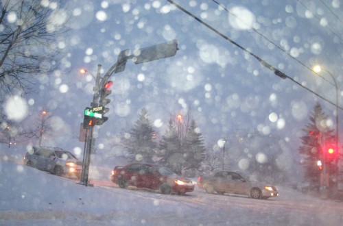 La Beauce paralysée par la neige
