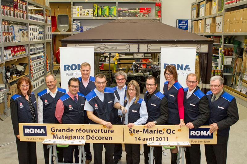 Rona inaugure son nouvel emplacement à Sainte-Marie
