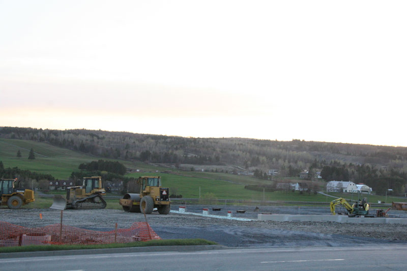 La construction de Subaru Vachon est en cours