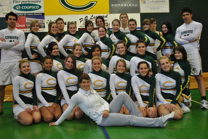 Les Condors terminent au 6e échelon en cheerleading