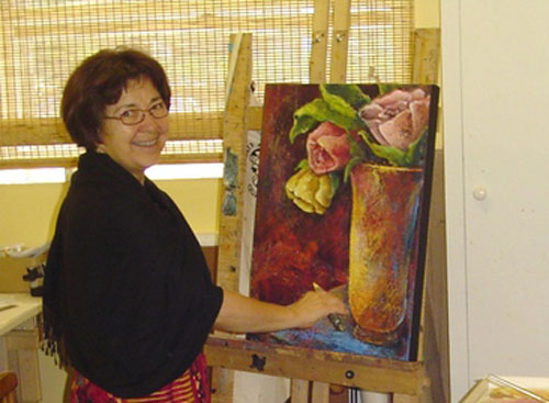 Rencontre avec l’artiste Brigitte Savoie au Moulin