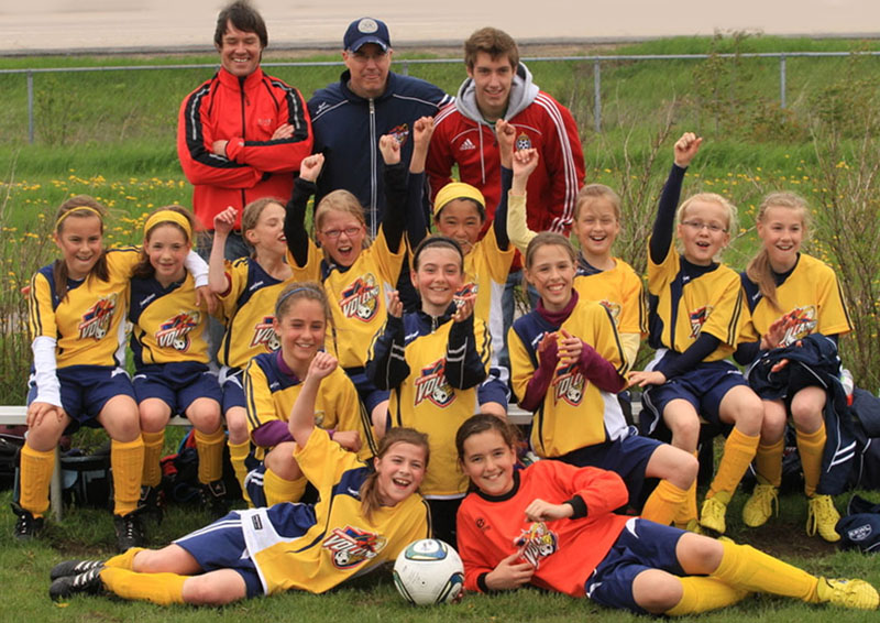 Soccer: Le Volcano U11 féminin de Saint-Georges est tout feu tout flamme