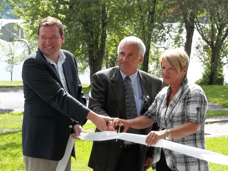 Lambton inaugure le Parc du Grand lac St-François