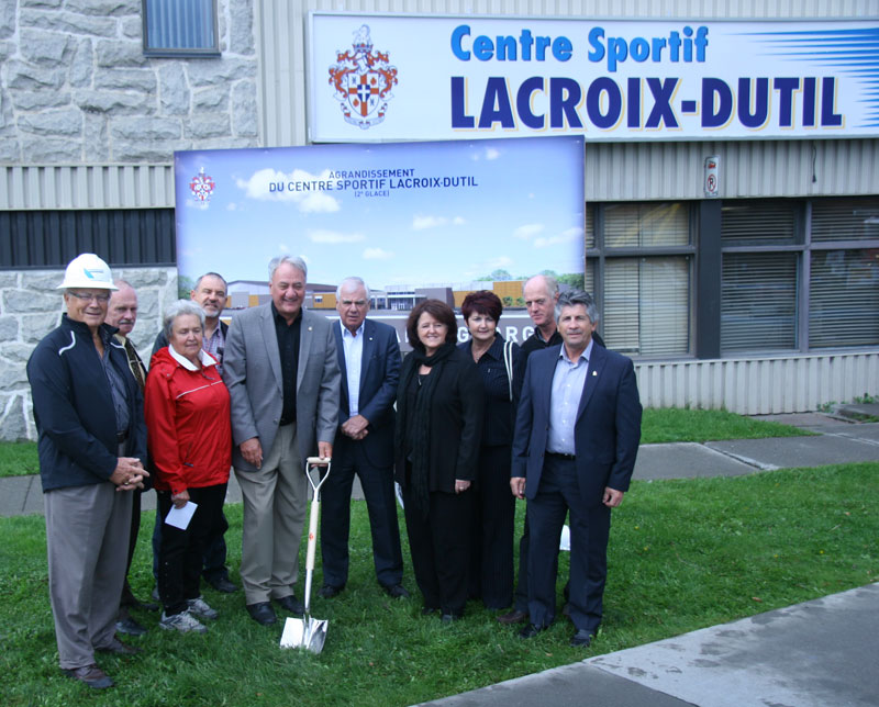 Saint-Georges souligne l’agrandissement du  Centre sportif Lacroix-Dutil