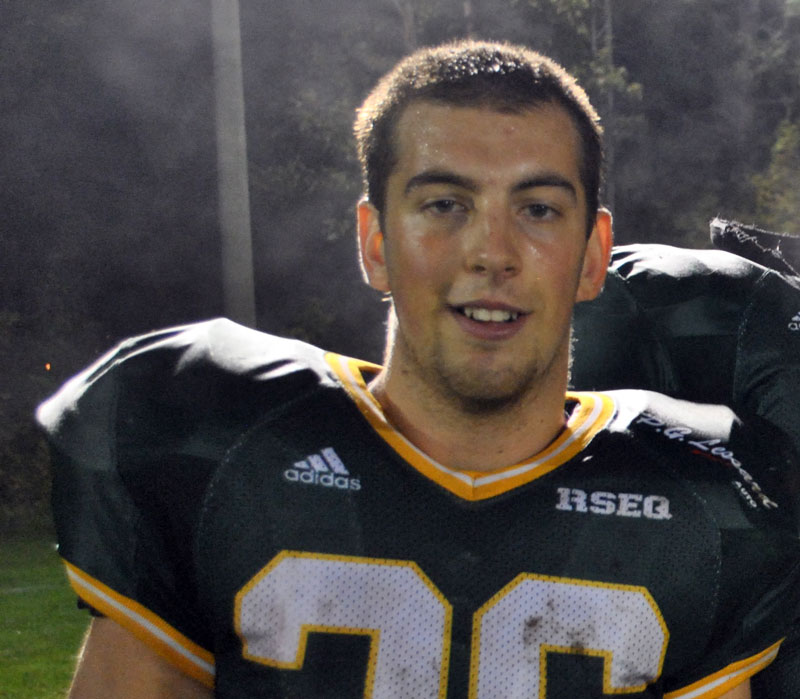 Circuit collégial de football : Pierre Gagnon est le joueur offensif de la semaine