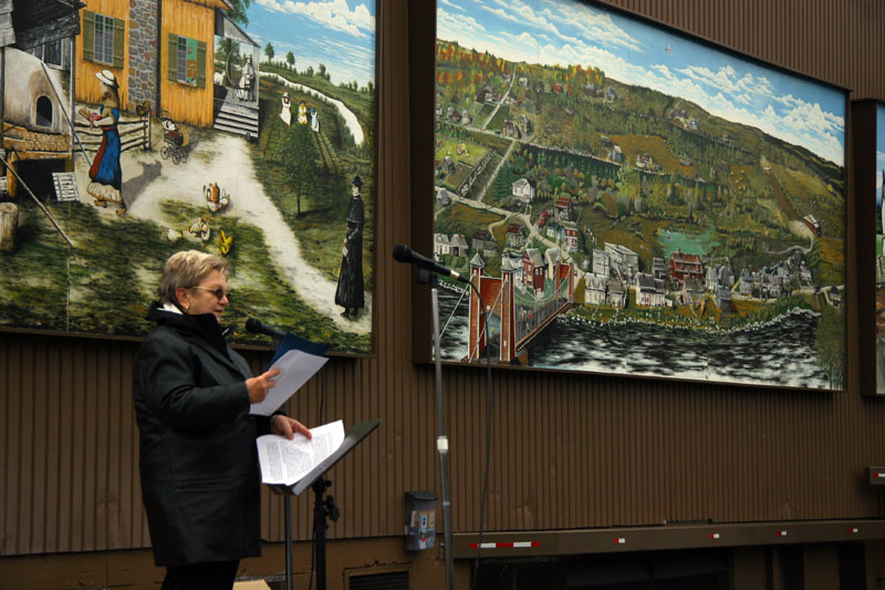 Saint-Côme inaugure une œuvre murale sur le petit village Jersey