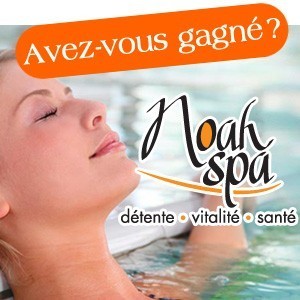 Le cinquième gagnant pour le prix de Noah Spa de 555$ a été annoncé !