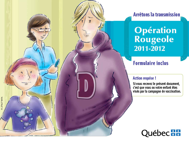 Une opération contre la rougeole dans les écoles de Chaudière-Appalaches