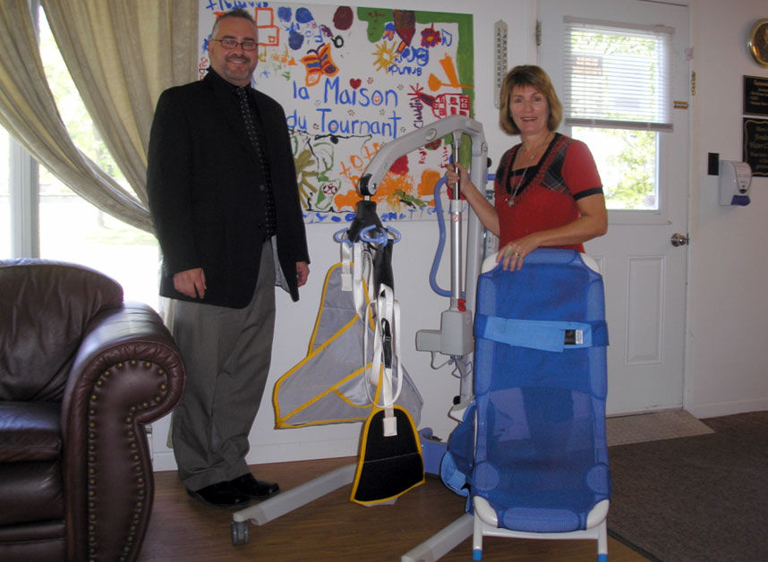 Un don appréciable des Kiwanis à la Maison du Tournant