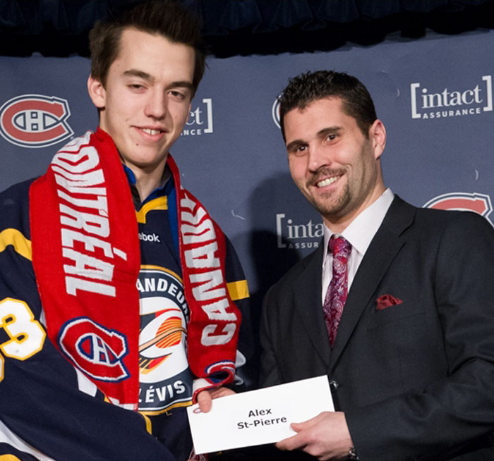 Alex Saint-Pierre décroche une bourse de la Fondation des Canadiens de Montréal