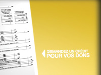 Ce qu'il faut savoir quand on demande un crédit pour dons de bienfaisance