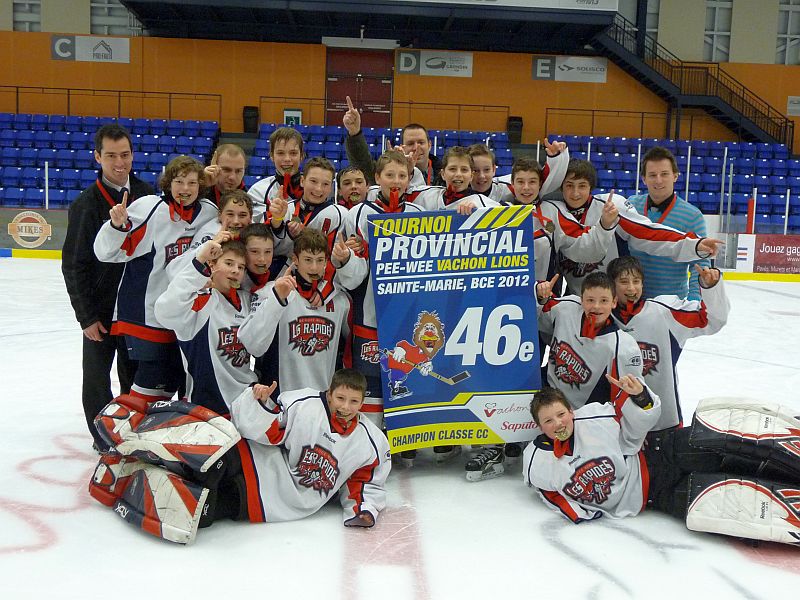 Tournoi pee-wee de Sainte-Marie: Les Rapides s'éclatent