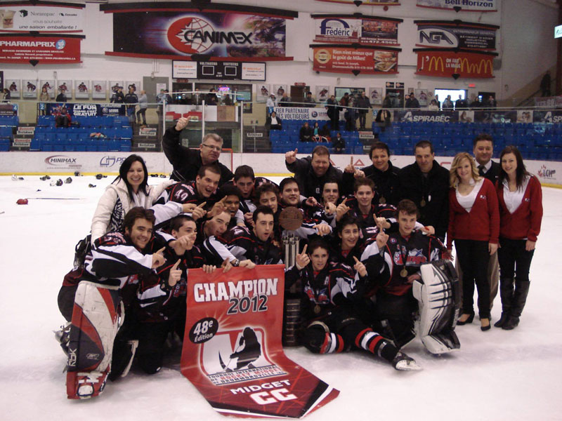 Une victoire pour le Garaga midget CC à Drummondville
