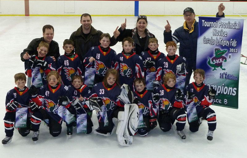 Les novices de Beauce-Centre trop forts à Kingsey Falls