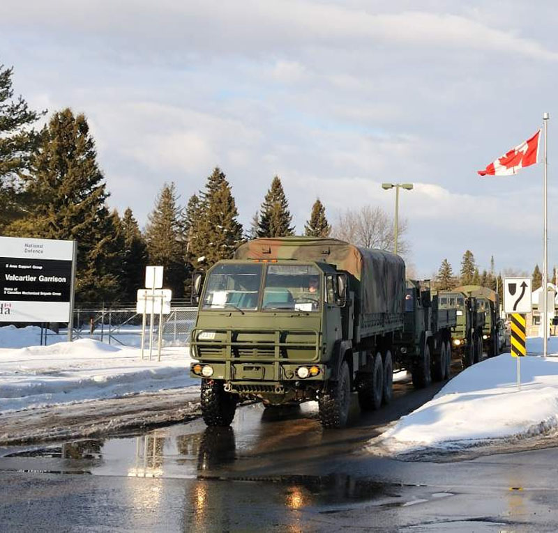 Les Forces armées canadiennes envahissent la Beauce et les Etchemins mardi