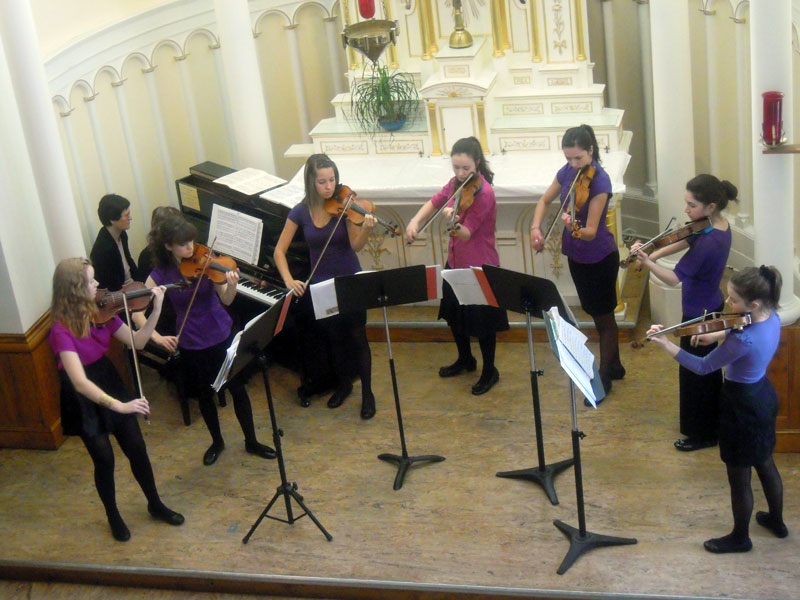Les jeunes violonistes du Violini Giocozi impressionnent!