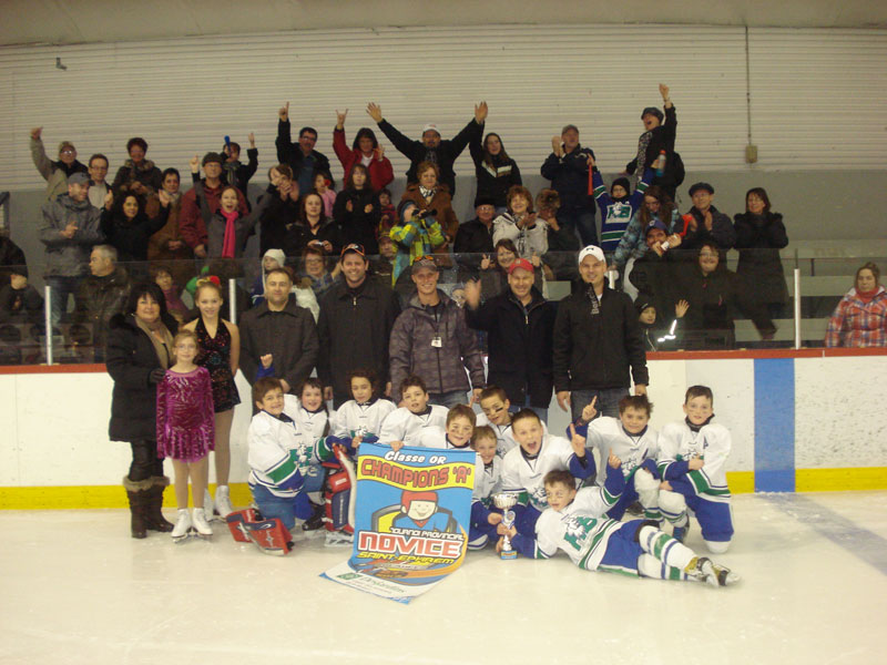 L'équipe locale rafle les honneurs au Tournoi provincial novice de Saint-Éphrem