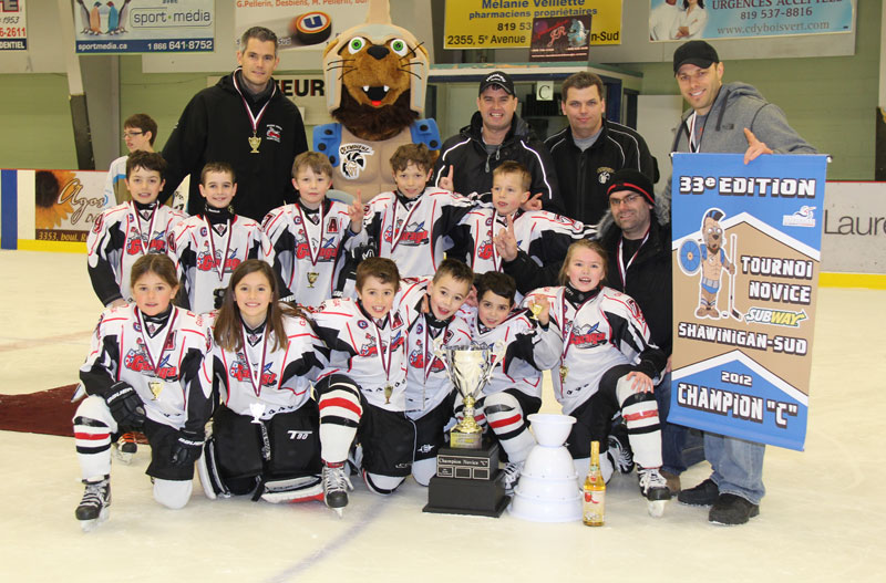 Le Garaga novice C1 domine au Tournoi novice Shawinigan-Sud