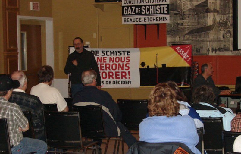 La Coalition poursuit sa croisade contre les gaz de schiste