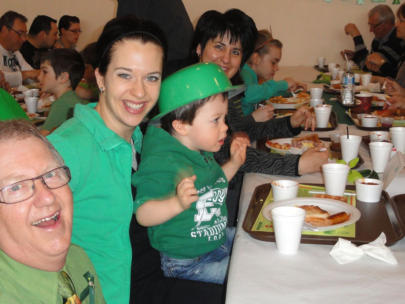 Le déjeuner de la St-Patrick à Saint-Simon-Les-Mines approche à grands pas