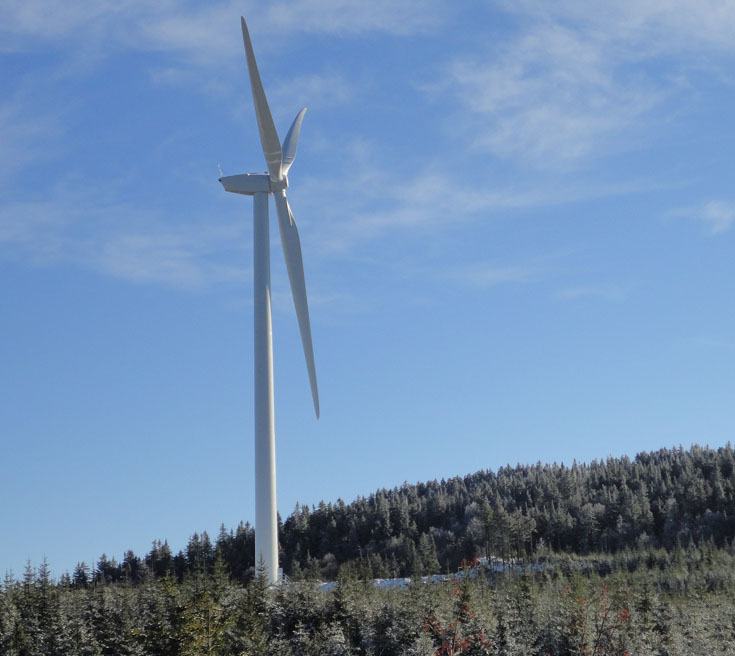 Parc éolien du Massif du Sud: La première éolienne se pointera le nez le 4 juin