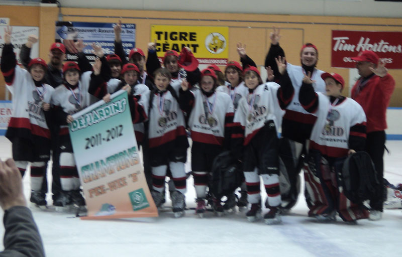 Une année sans défaite pour le pee-wee B de Saint-Prosper