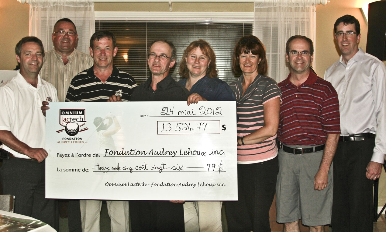 Le tournoi de golf de la Fondation Audrey Lehoux rapporte plus de 13 000 $