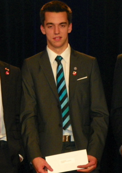 Brunch des champions: Alex Saint-Pierre honoré par la Ligue de hockey midget AAA