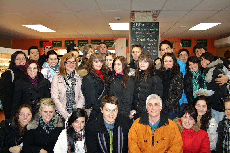 Les étudiants en marketing du Cégep donnent un coup de pouce au Grand Marché
