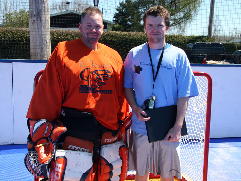 Le dekhockey est commencé au parc Pomerleau