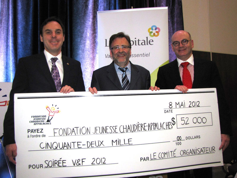 Un montant record amassé pour la Fondation jeunesse Chaudière-Appalaches