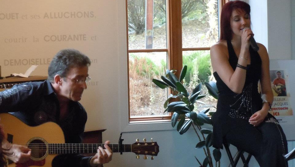 Le duo de Luce Veilleux et Mario Jacques à l'église Saint-Paul-de-Cumberland