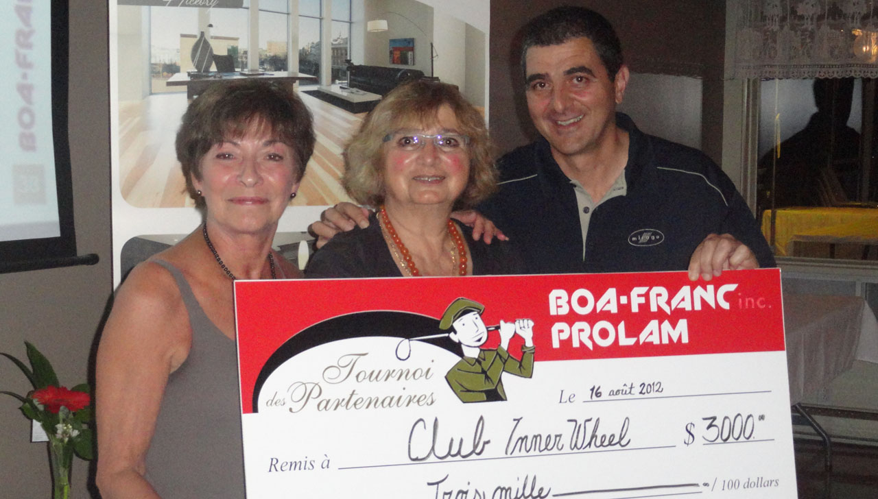 Boa-Franc verse un don de 3000 $ au Club Inner Wheel de Saint-Georges