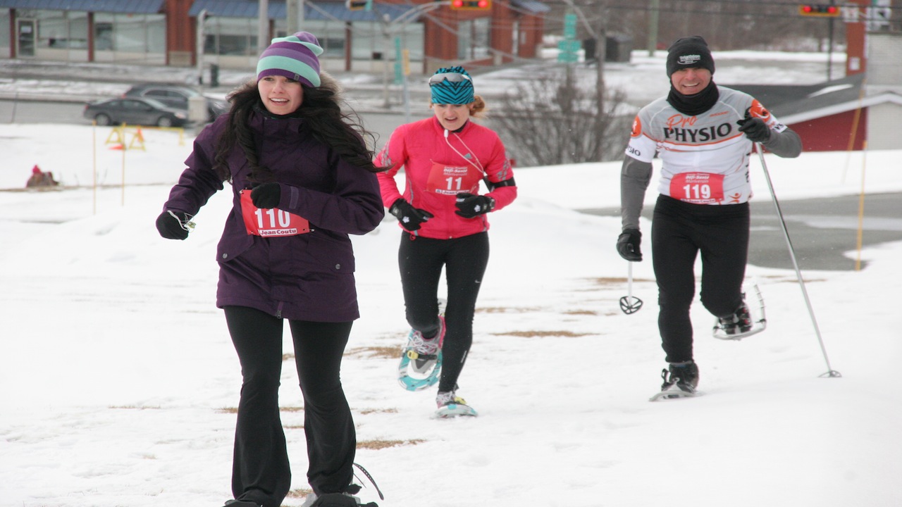 Les Mariverains participent en grand au Triathlon hivernal