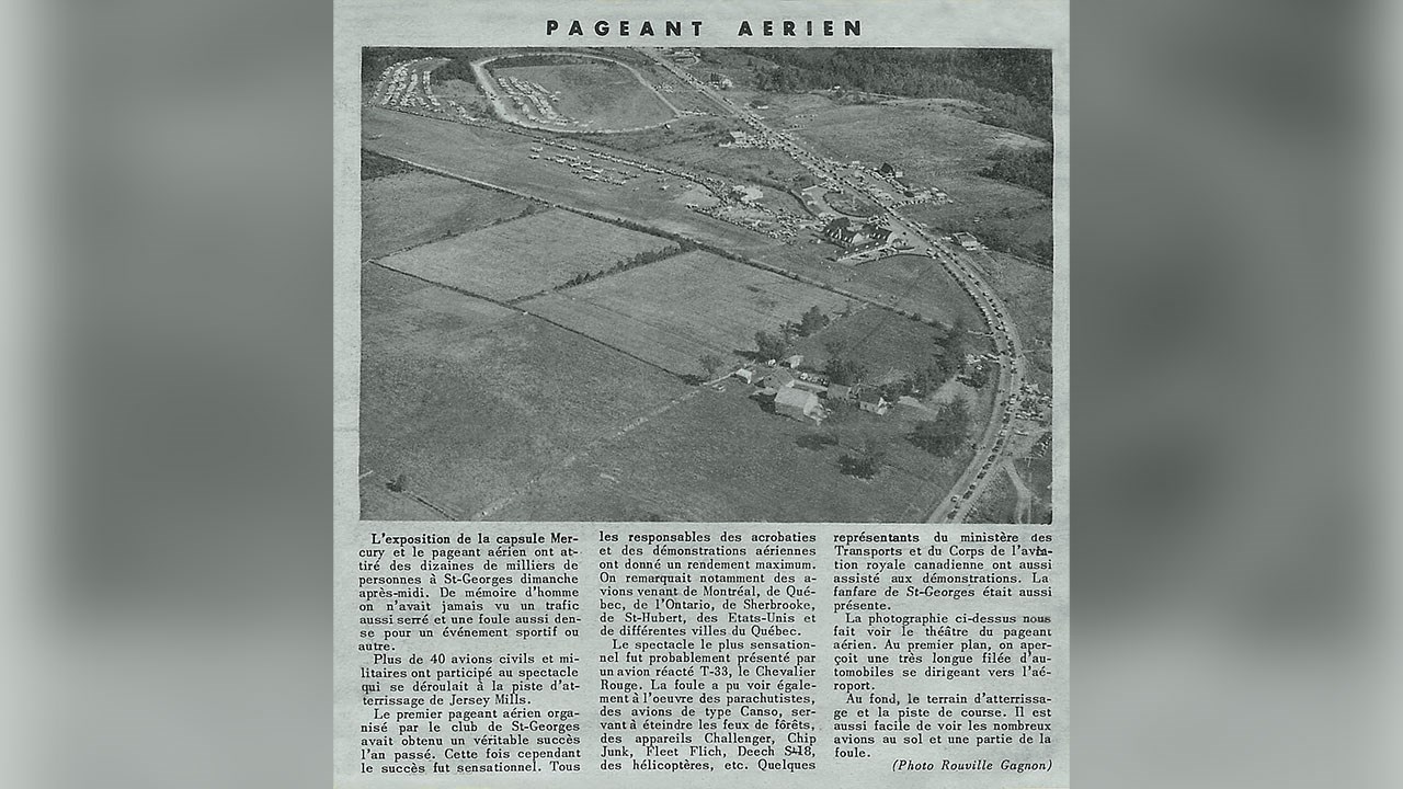 EMBOUTEILLAGE MONSTRE À SAINT-GEORGES EN 1963