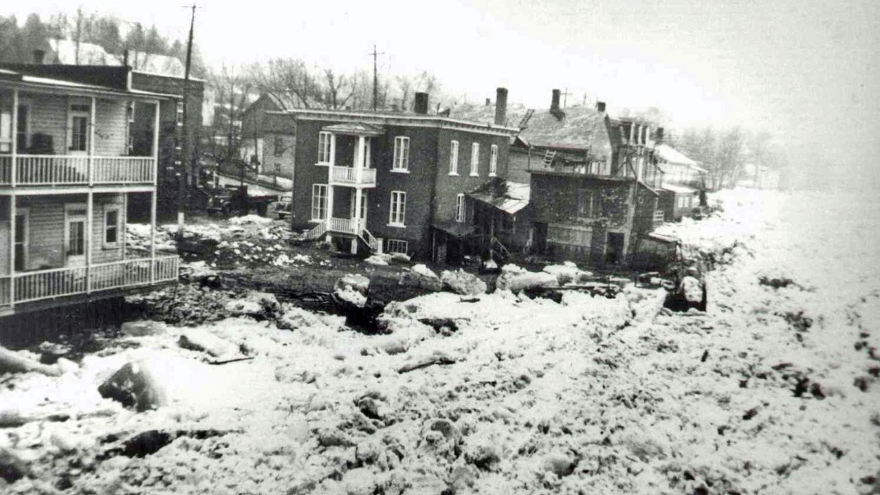 Les débâcles au village Morency il y a 100 ans