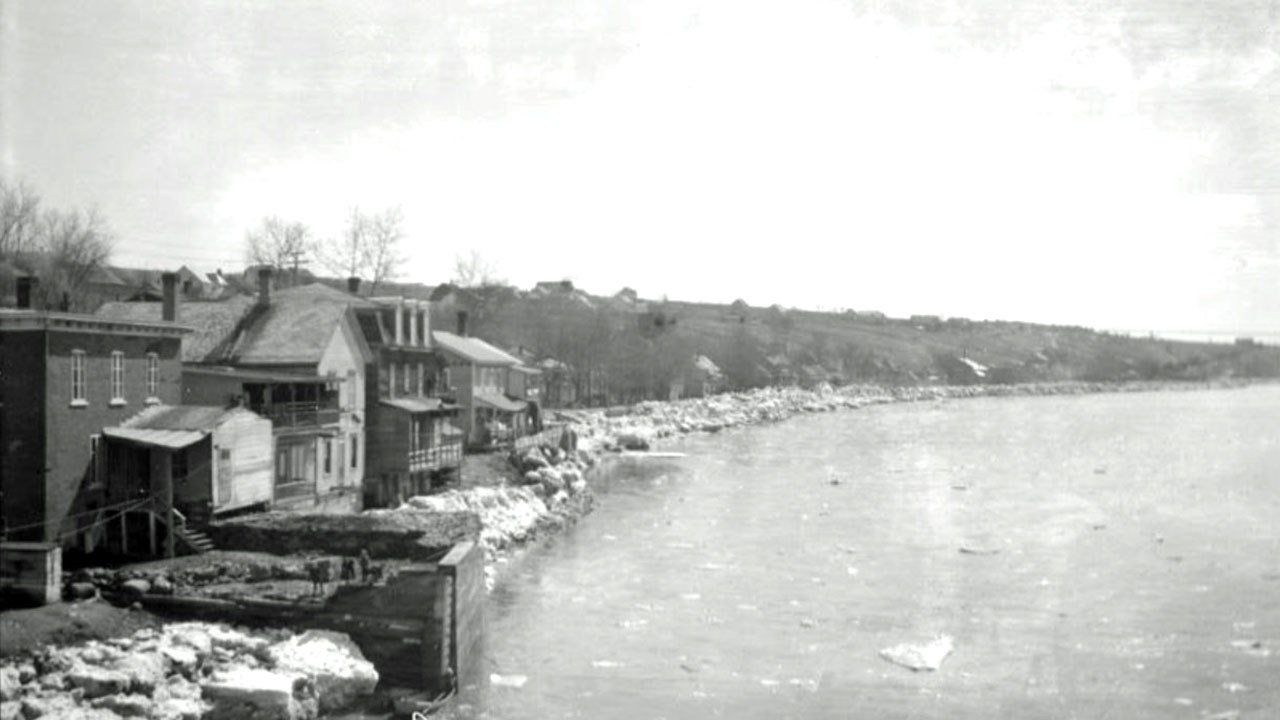 Les débâcles au village Morency il y a 100 ans
