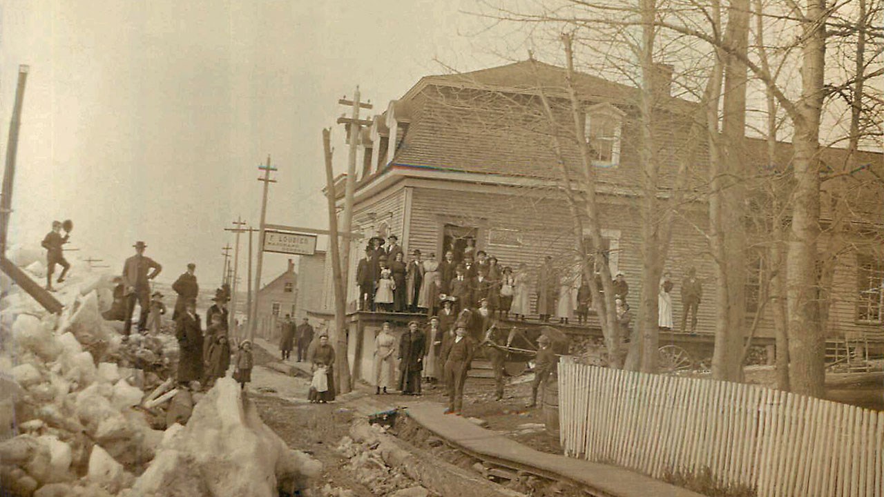 Les débâcles au village Morency il y a 100 ans