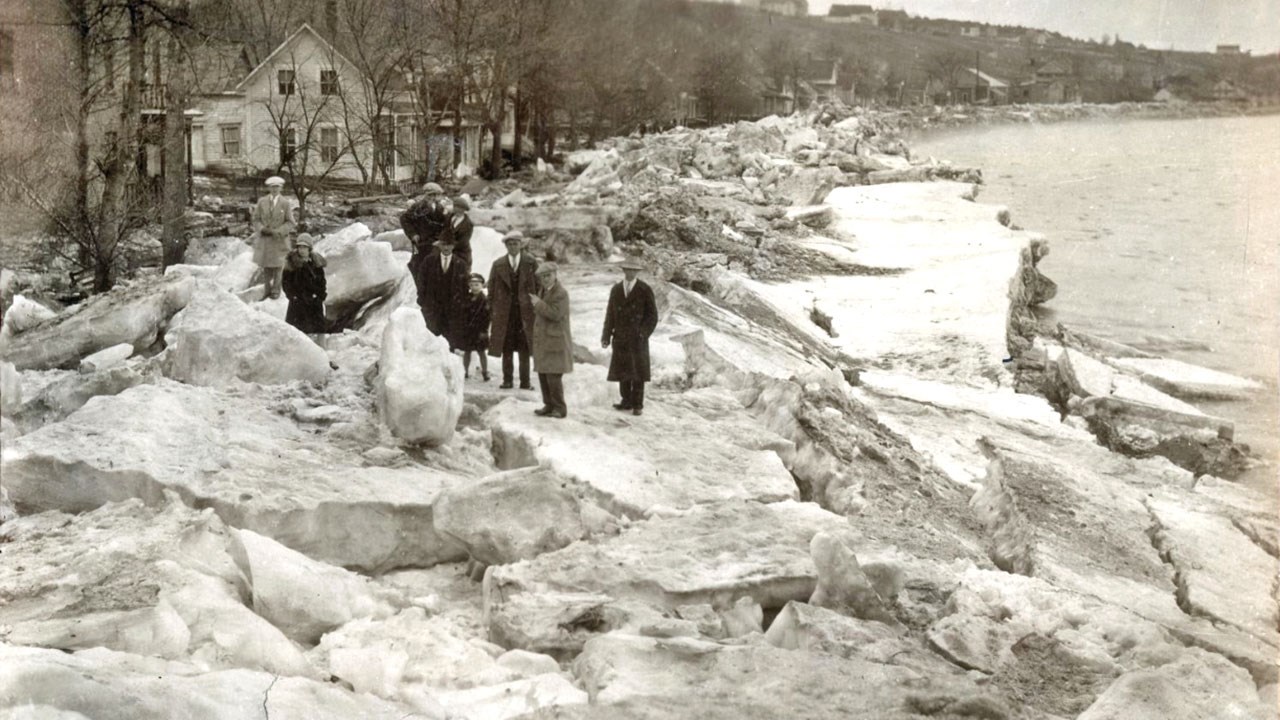 Les débâcles au village Morency il y a 100 ans
