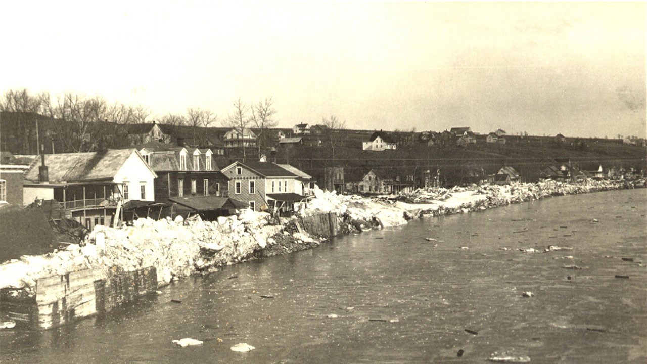 Les débâcles au village Morency il y a 100 ans