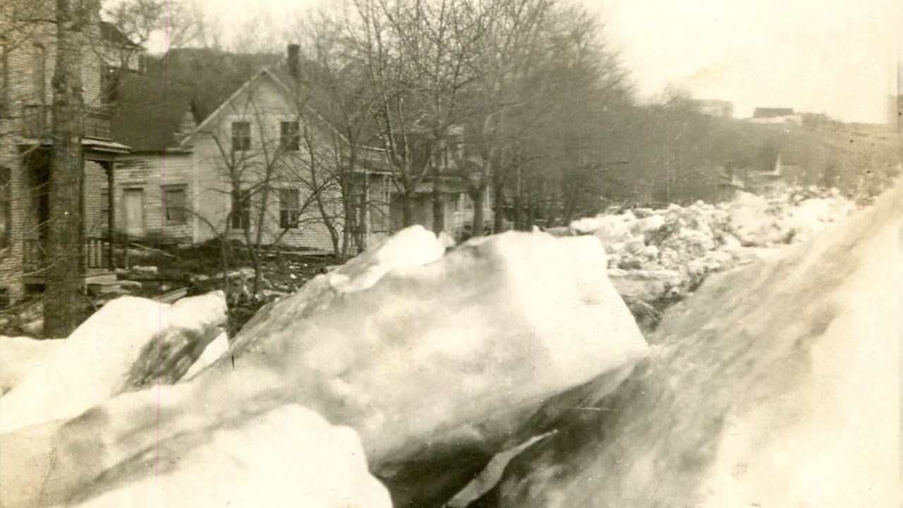 Les débâcles au village Morency il y a 100 ans