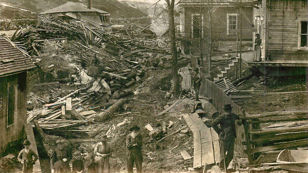 Le magasin général de Frédéric Loubier au village Morency