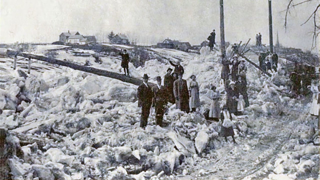 Le magasin général de Frédéric Loubier au village Morency