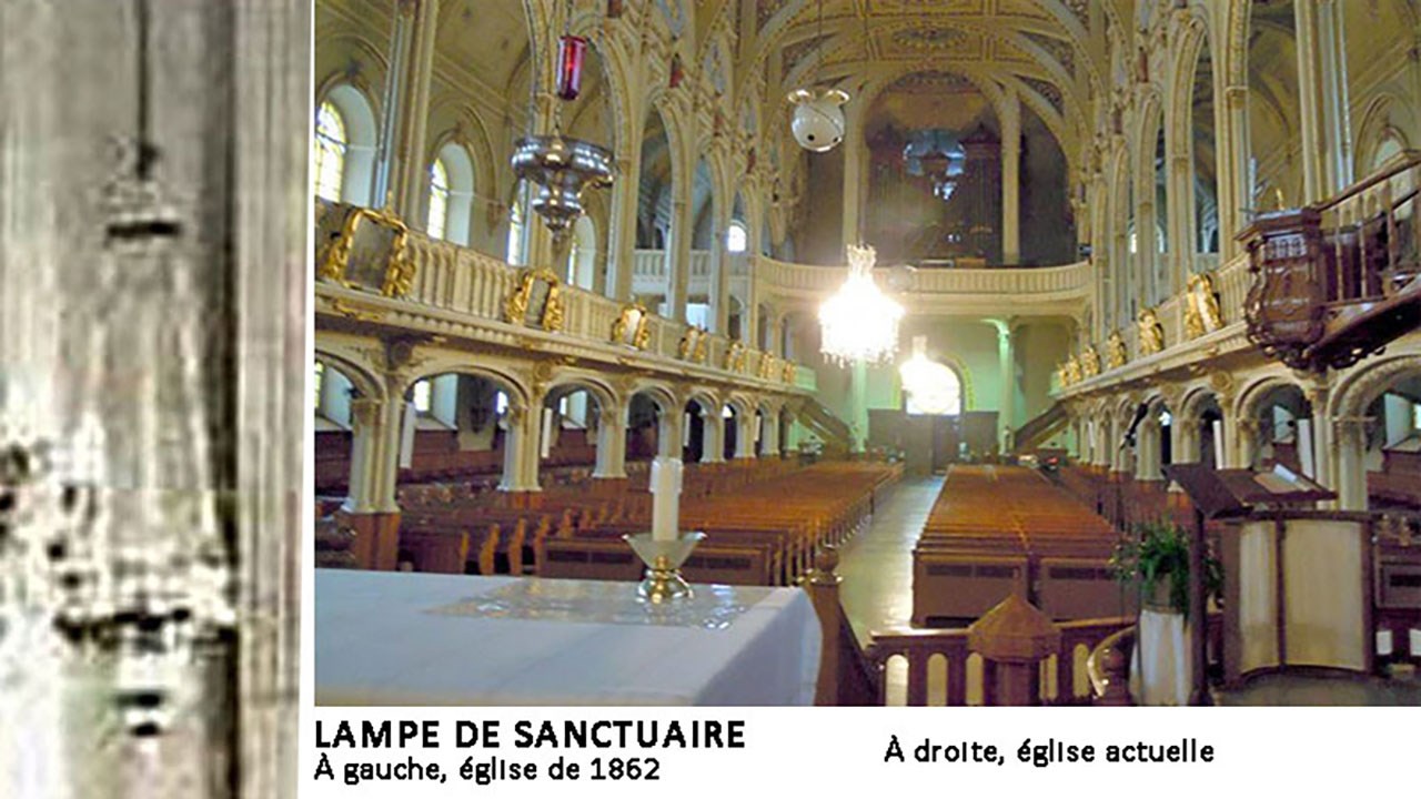 Décorations centenaires à l'église Saint-Georges