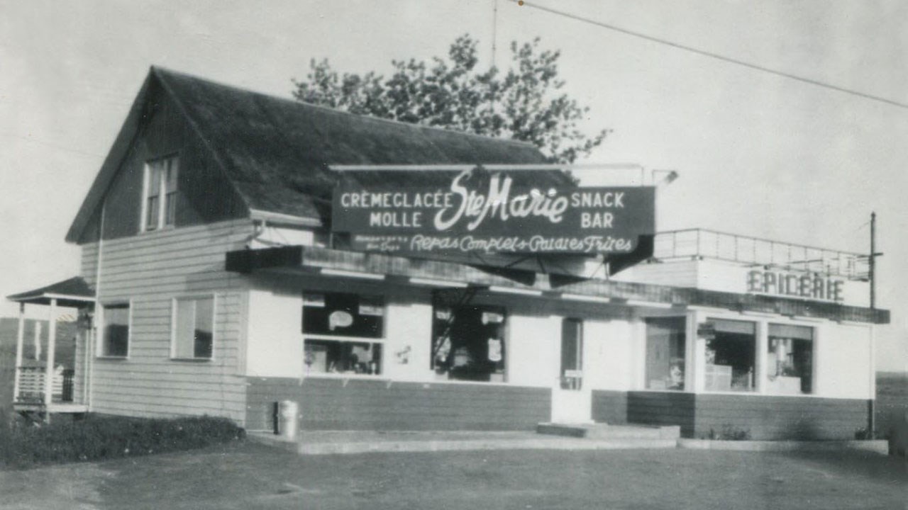 Le Café Jersey et le restaurant Le Sartigan d'autrefois