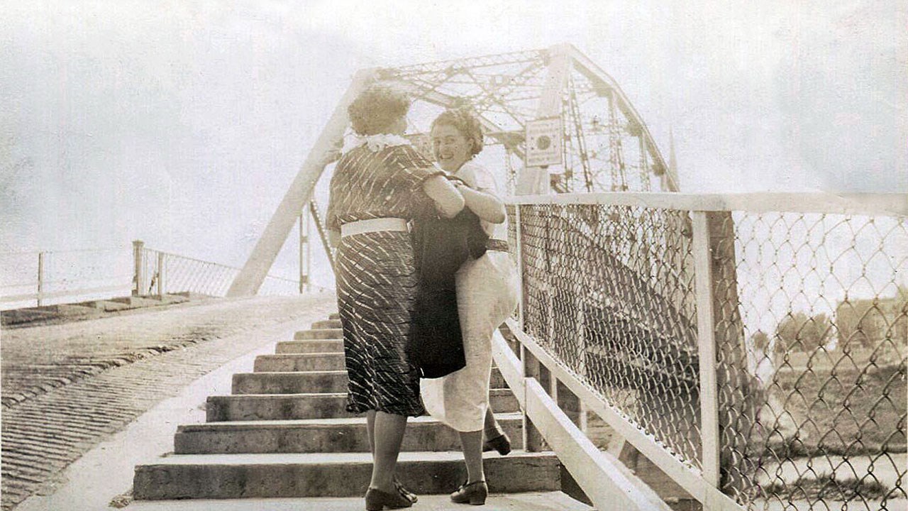 L'ancien pont de fer : souvenir inoubliable