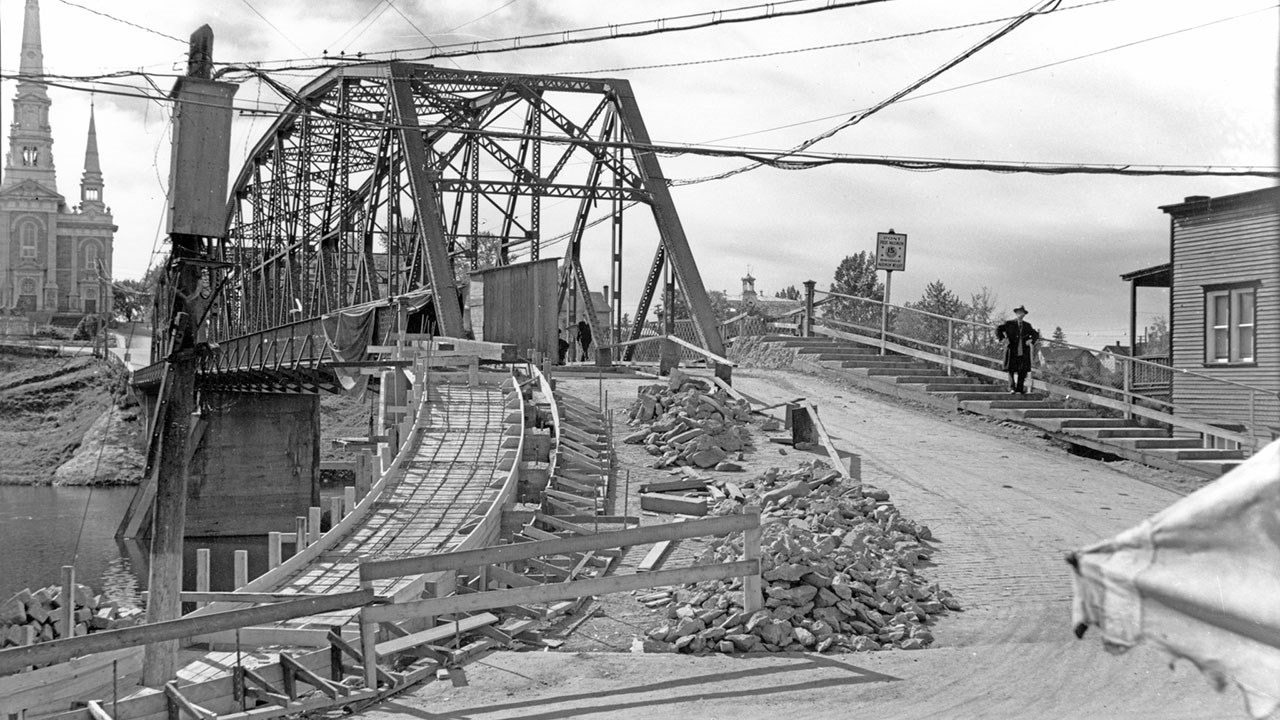L'ancien pont de fer : souvenir inoubliable