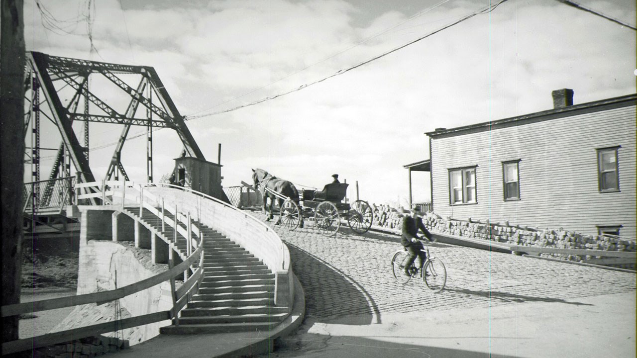 L'ancien pont de fer : souvenir inoubliable