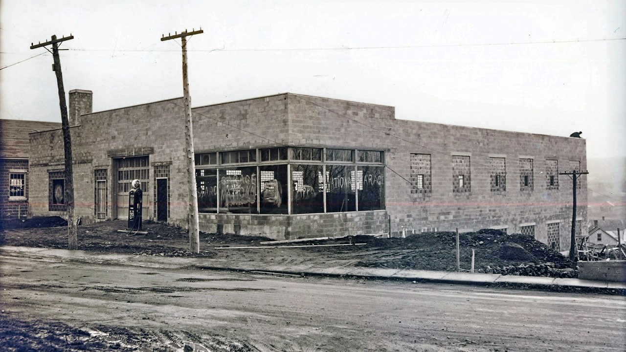 Le garage National d'autrefois